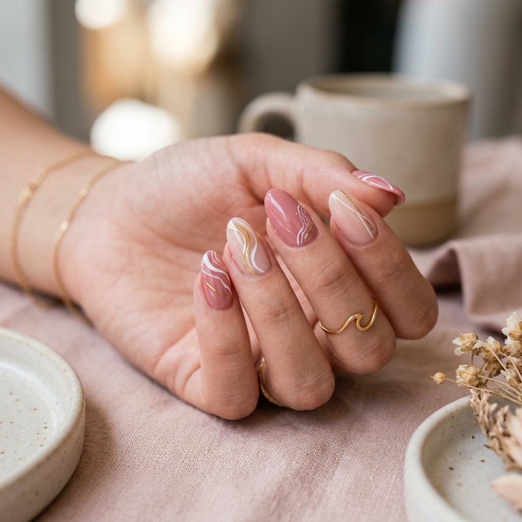 Kalıcı Oje + Nail Art
